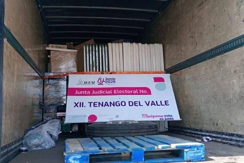 IEEM protege y conserva mobiliario utilizados en la elección Judicial 2025